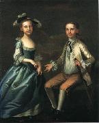 John Wollaston Warner Lewis II and Rebecca Lewis Sweden oil painting artist